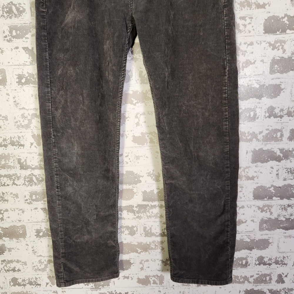 Dockers Mens Corduroy Pants Size 36x32 Charcoal Gray Straight Fit Casual Comfort - Picture 3 of 16